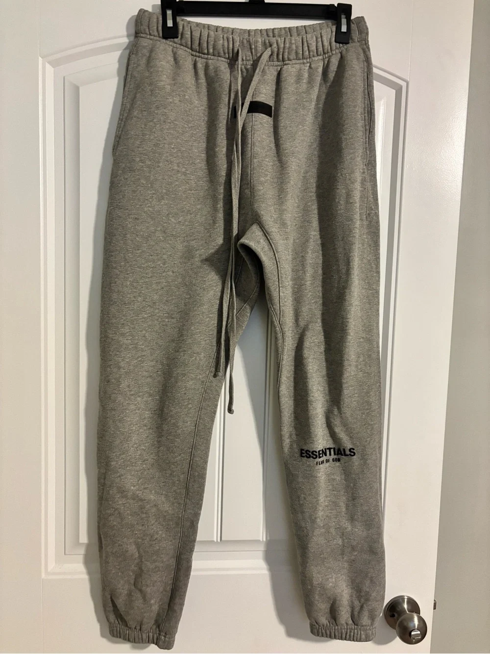 ESSENTIALS Gray Fleece Jogger Sweatpants